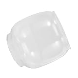 Style classique : l'abat-jour a un design classique et élégant, pour ajouter une touche de sophistication à votre décoration intérieure, couvercle de lampe à pétrole transparent, abat-jour de lampe à huile en verre