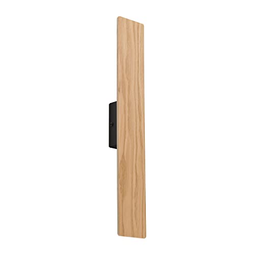 Wandleuchte eckig Modern Holz 50 cm lang indirektes Licht flach G9 Wandlampe Wohnzimmer Schlafzimmer
