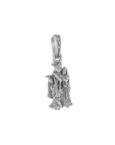 Pendentif Radha Krishna en argent 925, le cadeau symbolique idéal
