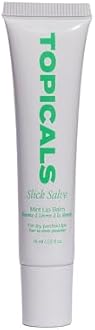 Topicals Slick Salve Mint Glossy Lip Balm | Soothes Discomfort, Strengthens Barrier and Provides Lasting Hydration & Relief | Vegan, Paraben-Free Formula with Hyaluronic Acid and Ceramides
