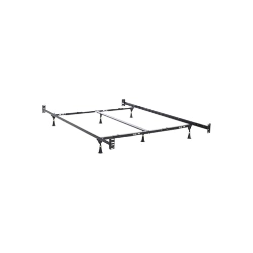 Maykoosh Sophisticated Simplicity Stool Bed Frame with Headboard/Footboard Attachment/6 Legs and...