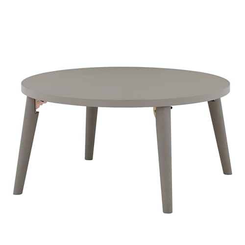 ローテーブル 丸 完成品 テーブル 折りたたみ 円卓 円形 グレージュ おしゃれ かわいい 座卓 木製 ちゃぶ台 北欧 韓国 くすみカラー インテリア ナチュラル シンプル <円形テーブル JLF35-70T>