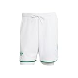 adidas 7in Shorts Herren-Weiß,Grün Herren Tennis weiß