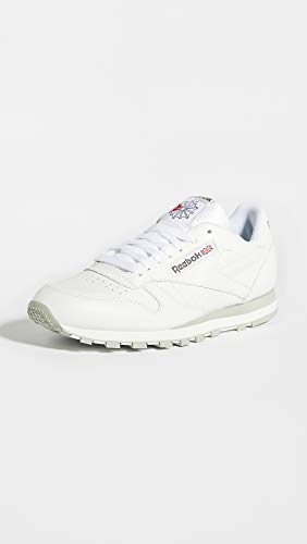 Reebok Men's Classic Leather Fashion Sneakers, White, 12 M2