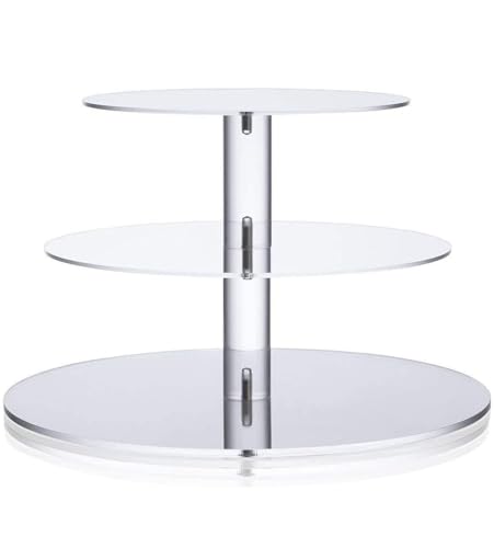 Présentoir Cupcake, 3 Etages Presentoir Gateau pour Mariage, Bébé Fête