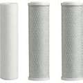CFS – 3 Pack Double Capacity Replacement Pre-Filter Set for Ultimate Series Reverse Osmosis Water Filter System – 3 Stage Filtration System – Whole House Replacement Water Filter Cartridge – White