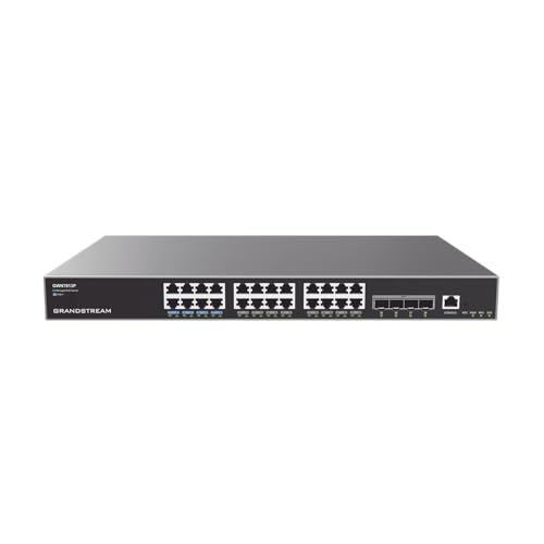 Image of Grandstream GWN7813P | 24-Port Gigabit Ethernet Layer 3 Managed PoE Switch