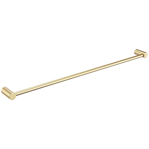 Image of KOKOSIRI Towel Holder Gold for Bathroom Hanger 36-Inch Towel Bar Wall Mounted Bathroom Hardware Lavatory Accessories Stainless Steel, B4007BG-L36