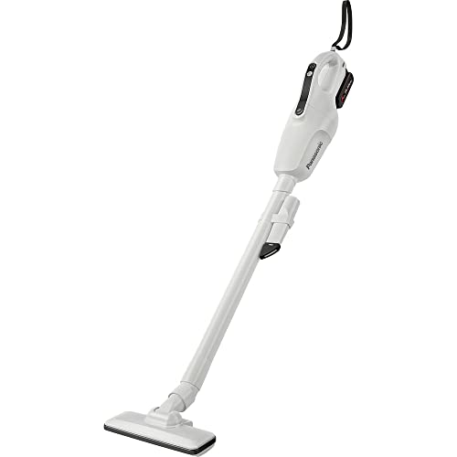 パナソニック 充電スティッククリーナー EZ37A3 デュアル(14.4V/18V対応) 45W(18V使用時) 18V 軽量3.0Ah電池パック1個・充電器付き ホワイト クリーナー 掃除機 工事 現場 作業場 オフィス 車 EZ37A3PN1G-W