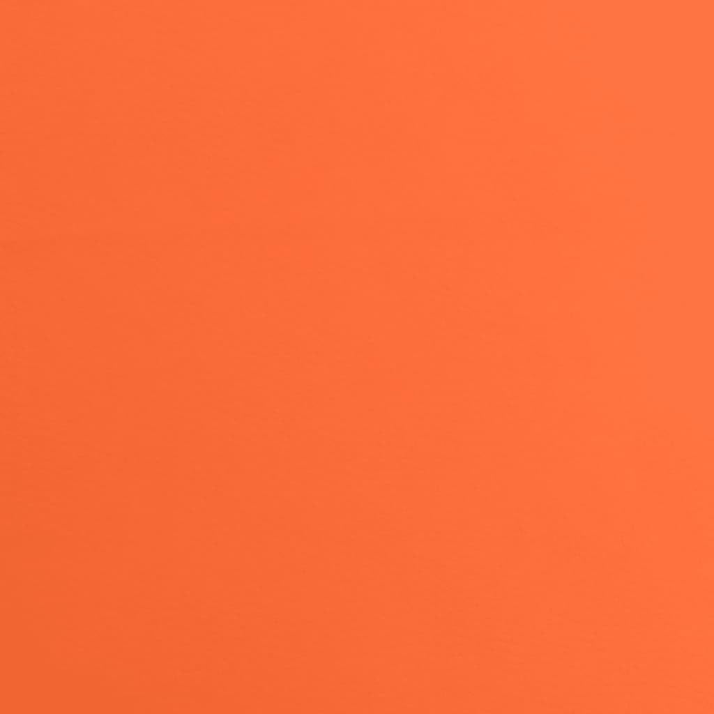 Friseur Rollhocker Kunstleder Orange, höhenverstellbar, drehbar, mit 5 Rollen, 44x44x46-57 cm, ergonomisch für Salon, Frisierstuhl, Kosmetik, Barber, Arbeitsstuhl