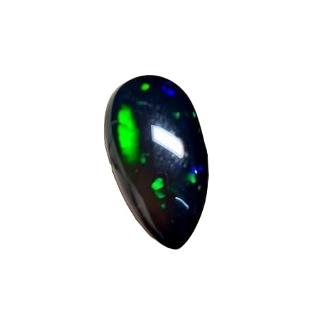 Opale éthiopienne naturelle cabochon opale de feu multi-feu 17 x 9 mm pierre précieuse en vrac
