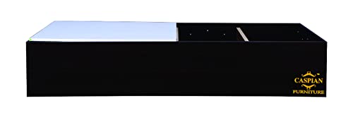 Image of CASPIAN Furniture Engineered Wood Single Bed Cum Deewan with Box Storage (30 inch) || Portable Wooden Bed || Bed with Storage for Home Bedroom (L*B*H - 74 * 32 * 16 INCH)
