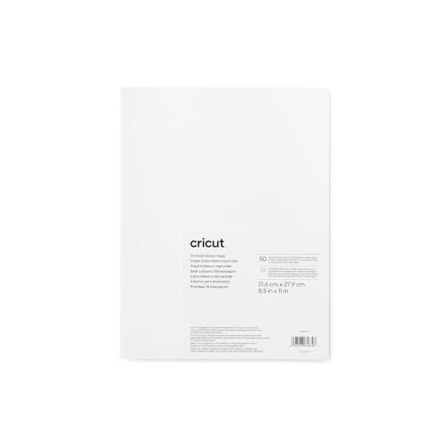Cricut Sticker Paper (50 White Sheets, 8.5x11) - image 8