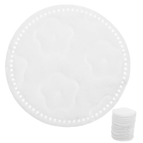minkissy 3pcs 1 Round Cotton Pads for Face Makeup Pads Cotton Rounds Facial Cleansing