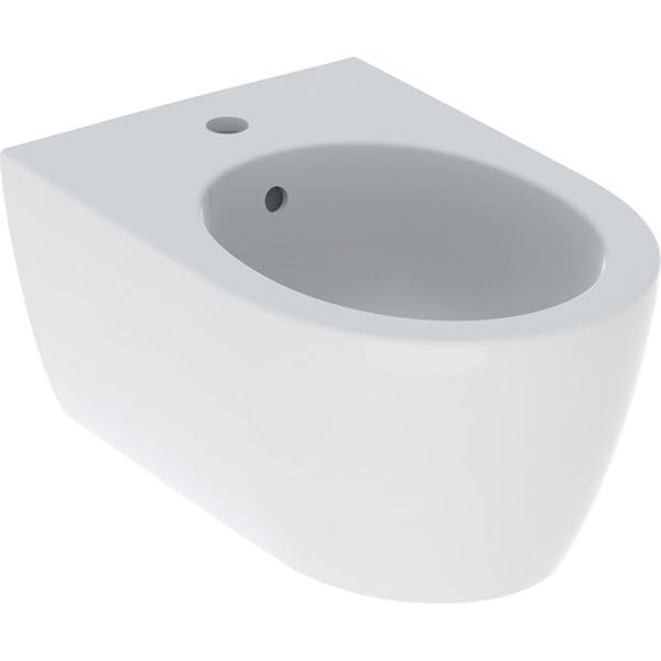 Geberit iCon bidet mural avec trop-plein, forme fermée, blanc, 501898, 501.898.00.1, 501.898.00.1, Colorazione: bianco