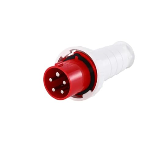 Prise 5P 63A étanche IP67 avec connecteur mâle femelle pour réseau triphasé