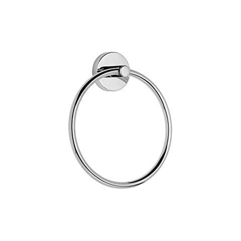 Croydex Flexi-Fix Romsey Chrome Towel Ring Cover