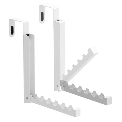 Perchero para puerta, 6 ganchos, sin taladro, para colgar en la puerta, para baño, ducha, apartamento, armario, cocina, dormitorio, lavandería, sala de estar