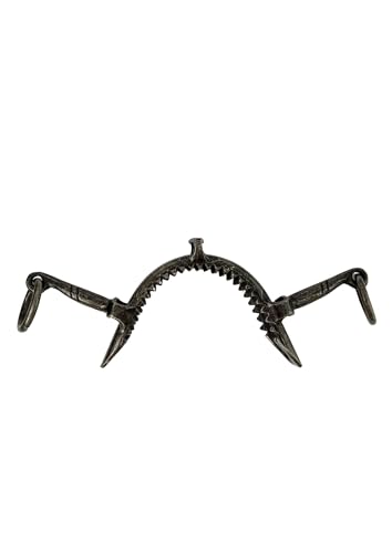 Muserolle forgée Los Nietos, l'excellence de la sellerie traditionnelle de dressage