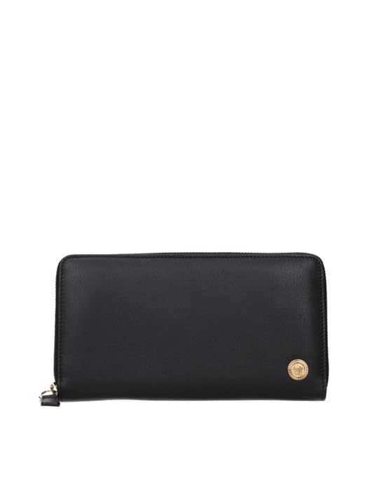 Versace Medusa Women's Black Leather Wallet