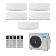 Ar Condicionado Multisplit HW Inverter 42.000 Btu (4x Evap 9.000 + 1x Evap 18.000) Quente Frio 220v