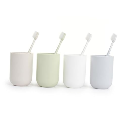 Beatifufu Elegant Japanese Style Pp Tooth Mug Portable Tumbler Cup Design for Home