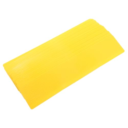 MUSISALY Sturdy Sports Court Markers 10pcs Soccer Training Signs Flat Straight Floor Markers for Tennis