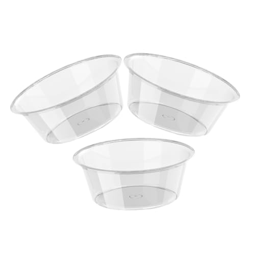 SOLUSTRE Sleek Footbath Set 3pcs Boys and Girls Wash Basin Versatile for Face Washing Foot Soaking Laundry Lightweight Compact for Home Travel