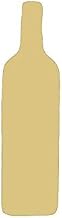 Bottle Cutout Unfinished Wood Champagne Liquor Wine Fifth Alcohol Bar Drink Drunk MDF Shape Canvas Style 1 (12")