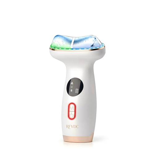 Cold Heat Facial Massager for Face Neck Tightening Lifting Depuffing,7-in-1 Red Light Therapy...