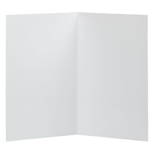 Image of LUXPaper A1 Folded Cards | 3 1 /2 inch x 4 7 /8 inch | Bright White | 80lb. Cover | 50 Qty