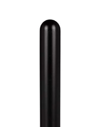 Innoplast BollardGard 4 x 52 1-Pack Round Top Bollard Cover (Black No Tape)
