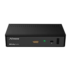 STRONG SRT8215 HD receiver (DVB-T2, HEVC, H.265, Dolby® Digital Plus), zwart