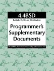 Paperback 4.4BSD Programmer's Supplementary Documents (Psd) Book
