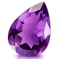 Améthyste Katela originale violette de 6,25 Ratti comme cadeau d'anniversaire en février