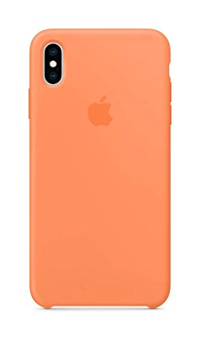 Image of Apple iPhone Xs Max Silicone Case - Papaya Orange