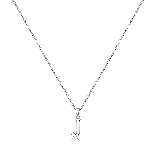 S925 Sterling Silver Initial Necklaces for Women, Dainty Hypoallergenic Initial Necklace Letter Initial Pendant S925 Sterling Silver initial Necklace for Women Jewelry Gifts