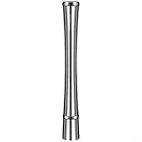 304 Edelstahl Cocktail Ice Crusher und Stößel mit langem Griff, ergonomischem Griff und Diamantspikes für effizientes Eisbrechen (S)