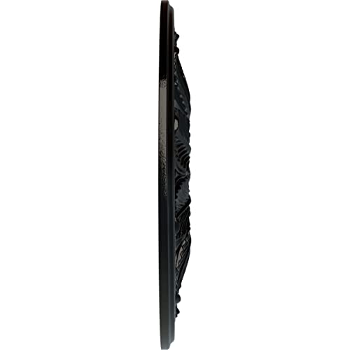 Image of Ekena Millwork CM22BOBPS Bordeaux Ceiling Medallion, Black Pearl