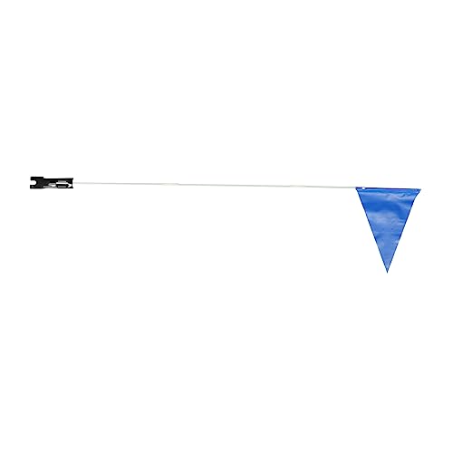 VICASKY 1Set Adjustable Safety Flag Pole with Mounting Bracket Reflective Bike Flag for Enhanced Visibility Durable for Cycling Protection