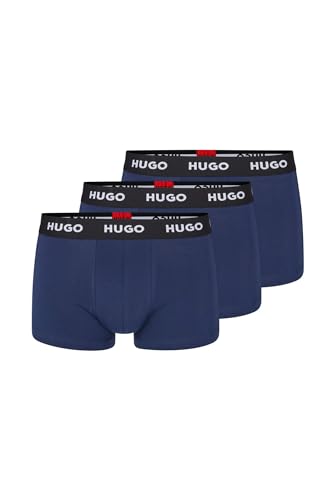 Boss Trunk Triplet Pack Boxer A Pantaloncino Da Uomo, Blu (New - Navy410), Xxl - 7