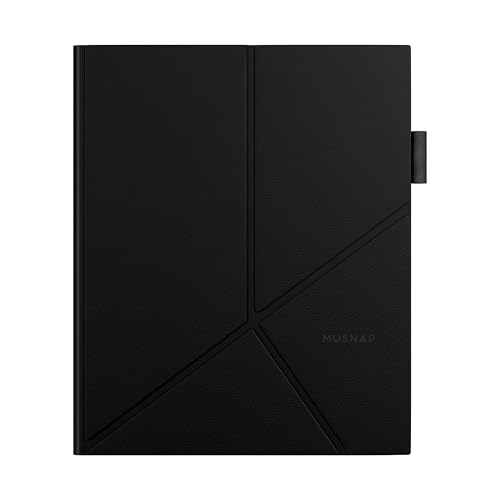 Musnap Aura C 10.3&rdquo; Magnetic Leather Case with Auto Sleep/Wake and Magnetic Closure (Black)