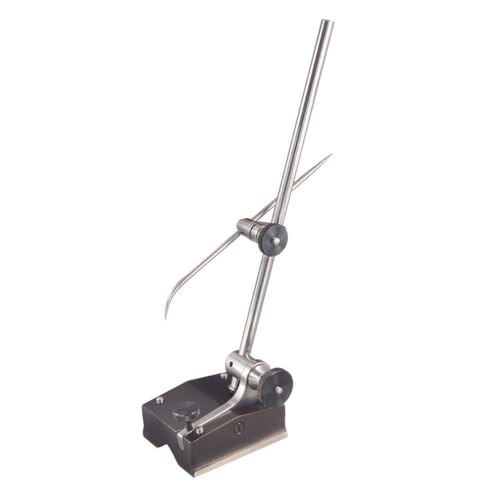 Image of Starrett Full-Sized Surface Gage with Fully Hardened, Ground and Nicely Finished Stable Steel Base - 9 inch Spindle Length, 2-7 /8 x 2-3 /8 inch Base Size - 257A