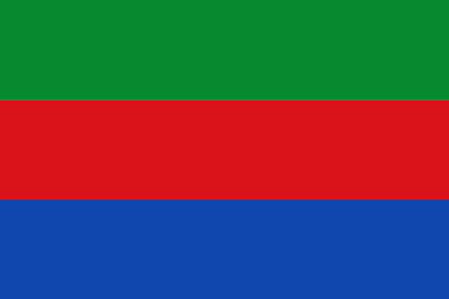 Drapeau Gachetá grand format anti-décoloration pour climat difficile