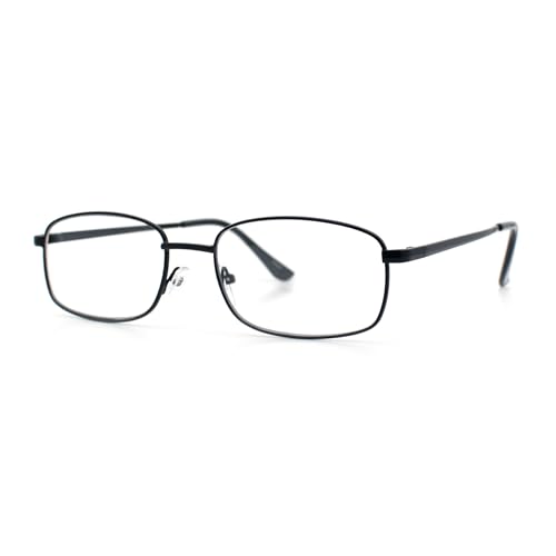Image of SA106 Extra Narrow Slim Metal Rim Oval Rectangle Retro Vintage Clear Lens Fashion Eyeglasses