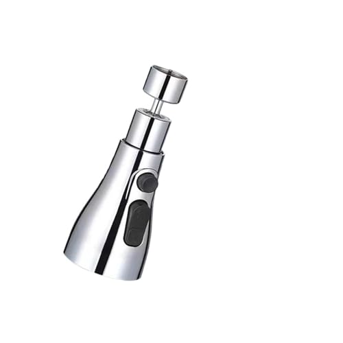 Robinet de cuisine tête pulvérisation pivotante rotation 360 multicolore silver - 2