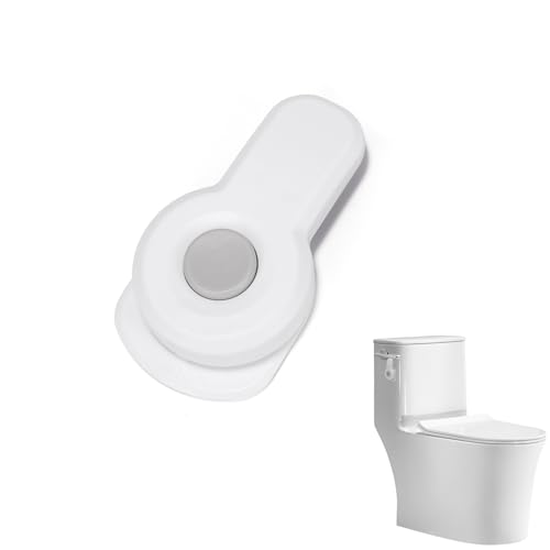 Image of Toilet Locks Baby Proof, Toilet Flush Locks Baby Proof Child Toddlers, Round Cover Childproof Lock for Bathroom Restroom Washroom Lavatory, Easy Installation Baby Safety Lock with 3M Adhesive(1Pack)