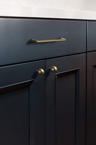 Image of Goo-Ki 25MM(1 Inch) Antique Brass Cabinet Knob,Retro Cabinet Pulls with Zinc Alloy Material, Delicate Knob for Dresser, Drawer,Wardrobe Cabinet,6 Pack