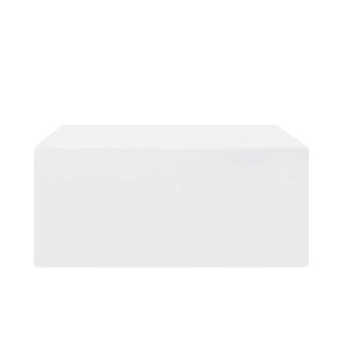 Hiasan White Waterproof Fitted Tablecloths 1 Pack, 30 x 72 Inch Tear Resistance Rectangle Table Cloth for 6 Foot Tables, Polyester Table Cover for Trade Show, Craft Show, Banquet, Wedding, Parties