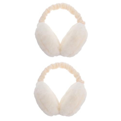 Orejeras de pelo sintético GALPADA plegables para mujer juego de 2 piezas para invierno